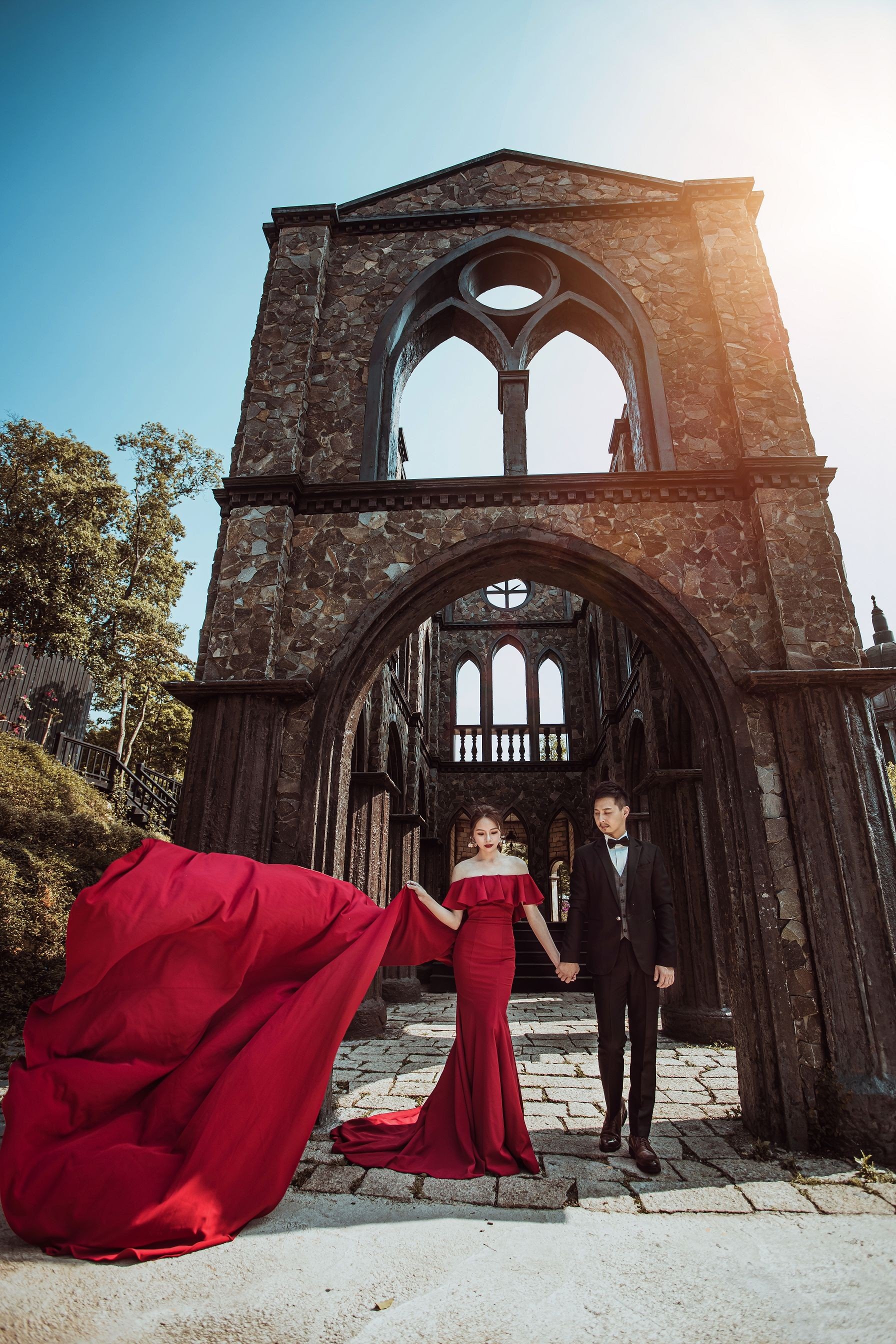 城堡公主婚紗照風格4