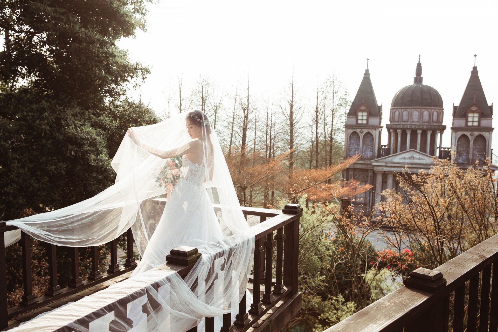 城堡公主婚紗照風格2