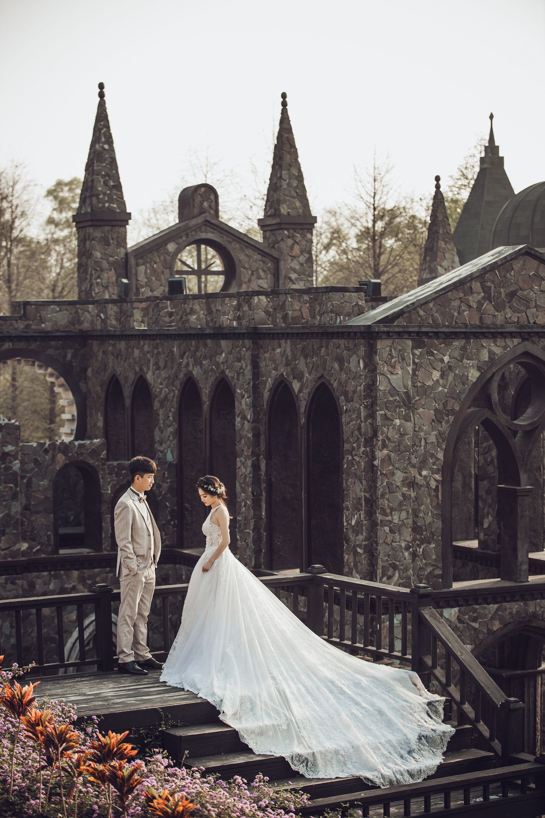 城堡公主婚紗照風格1