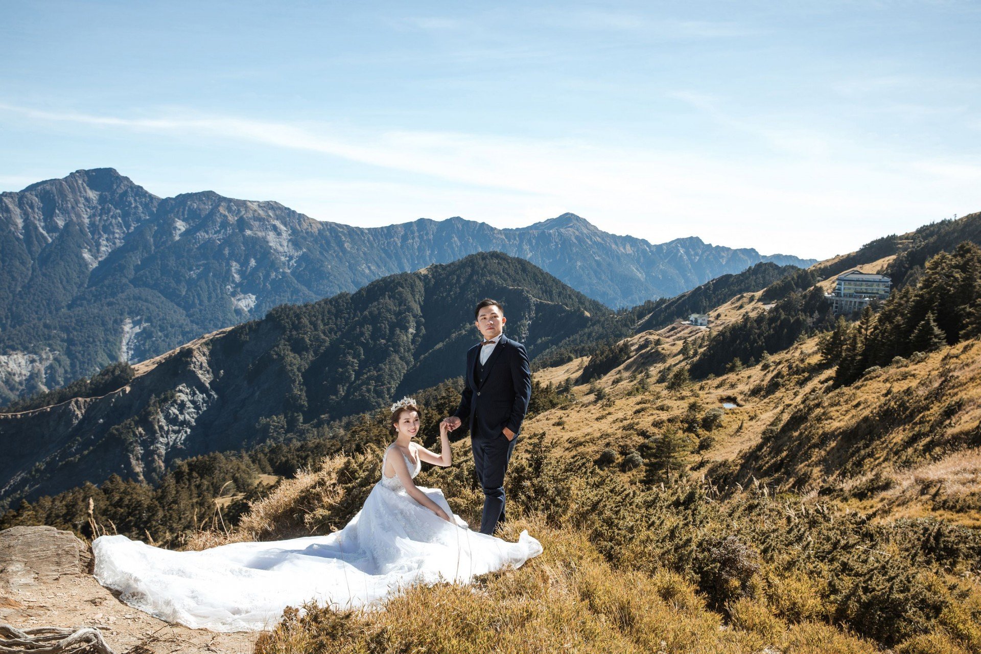 山脈系婚紗照風格3