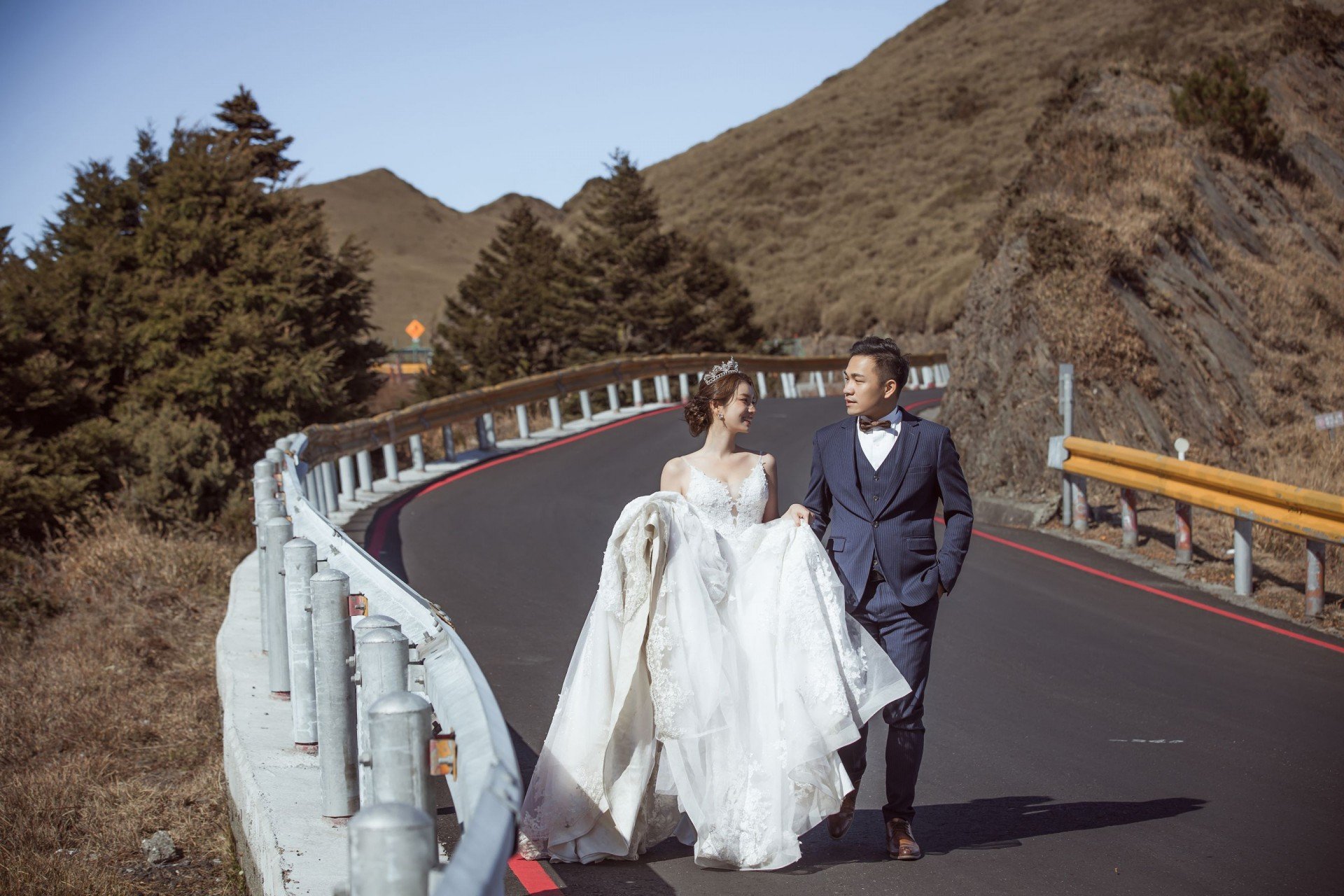 山脈系婚紗照風格2